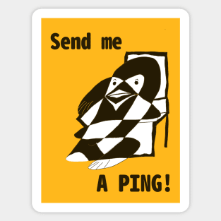 SEND ME A PING Sticker